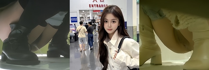 精品厕拍系列 电影院女厕 正面偷拍两位长靴美女 放尿瞬间高清捕捉