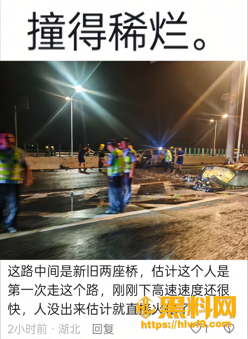 01武汉岱黄高速车祸1 1wm