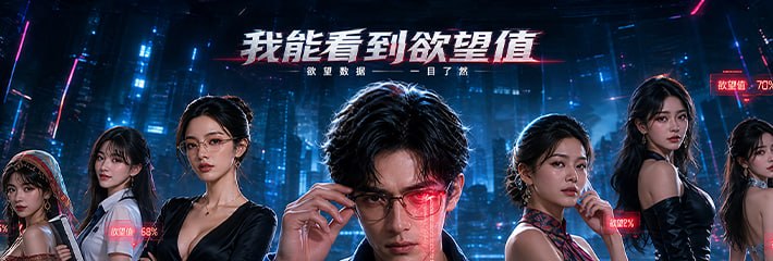 野果最新短剧 《我能看到欲望值》第一集 男主揭开百亿富婆的秘密