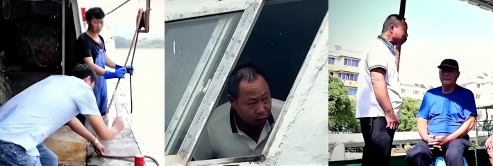 黑料正能量 岱山渔民 沈华忠 砍断四十万蟹笼 全速救起十六名船员