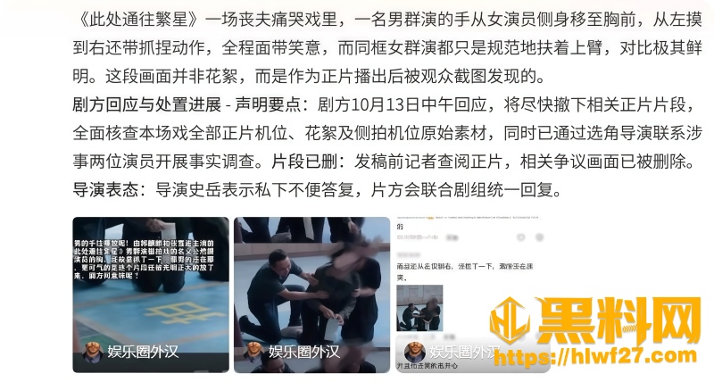 史岳客串群演被扒 4