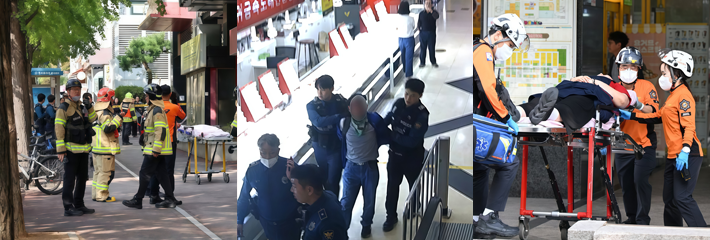 韩国仁川大型卖场突发无差别持刀袭人惨案 6至8人受伤1人心跳停止 疑凶被当场抓获