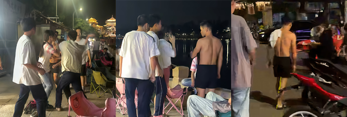 厦门后溪PullTab拉环咖啡店 黄毛小伙带女友鬼混 父亲护女心切被小伙围殴