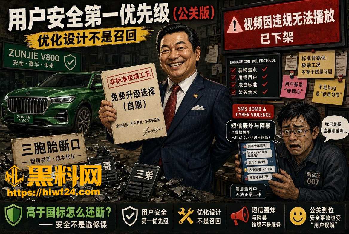 尊界踏板支架断裂内幕1 3